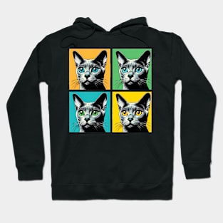 Korat Cat Pop Art - Cat Lovers Hoodie